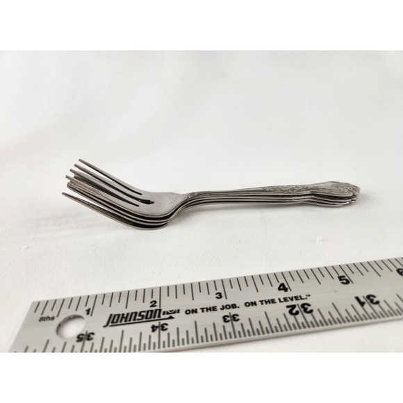 Rogers Stainless Steel Love Joy Pattern Flatware 10 Piece Lot Spoons Forks Repla - Picture 11 of 14